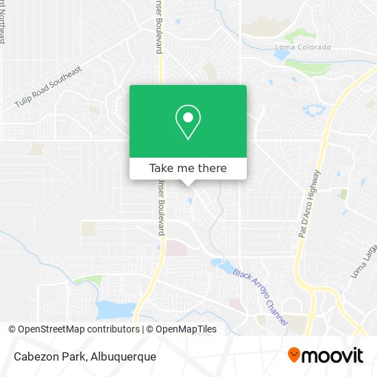 Mapa de Cabezon Park