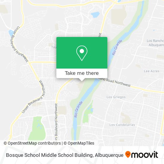 Mapa de Bosque School Middle School Building