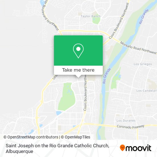 Mapa de Saint Joseph on the Rio Grande Catholic Church