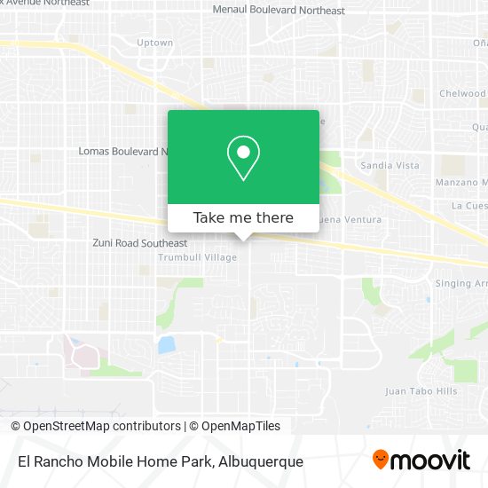 El Rancho Mobile Home Park map