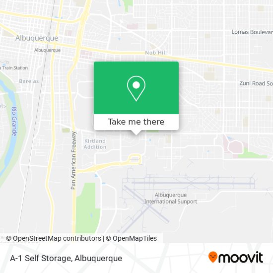 Mapa de A-1 Self Storage