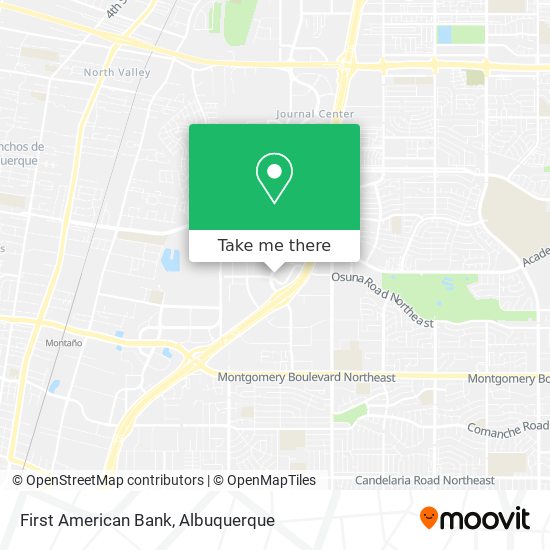 First American Bank map
