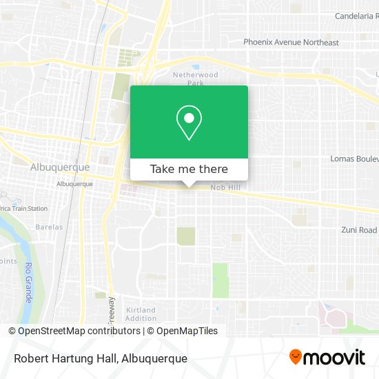 Mapa de Robert Hartung Hall