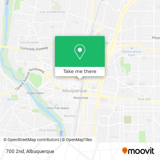 Mapa de 700 2nd