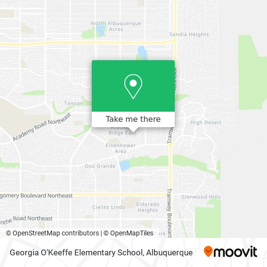 Georgia O'Keeffe Elementary School map