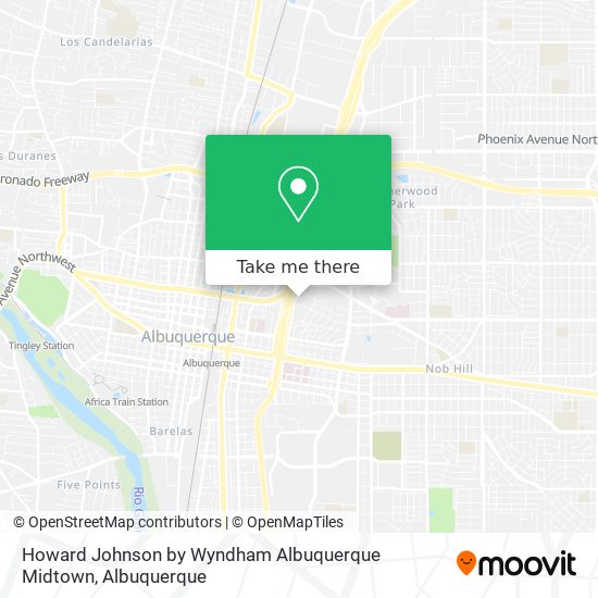 Howard Johnson by Wyndham Albuquerque Midtown map