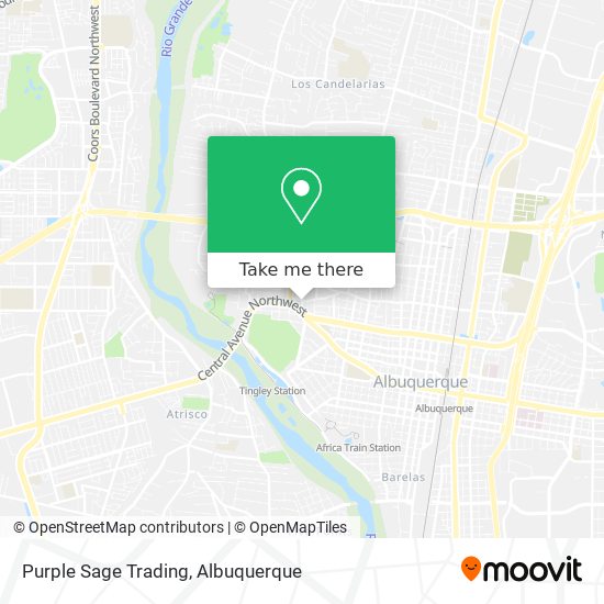 Purple Sage Trading map