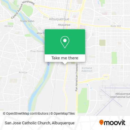 San Jose Catholic Church map