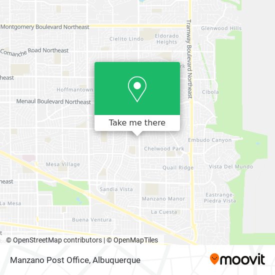 Mapa de Manzano Post Office