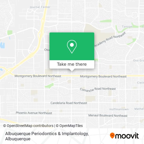 Albuquerque Periodontics & Implantology map