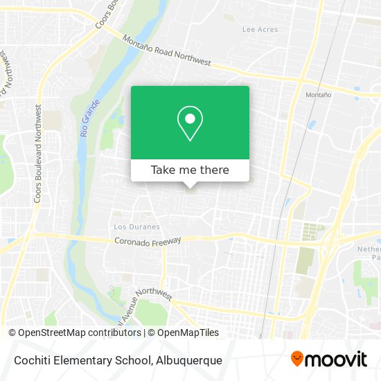 Cochiti Elementary School map