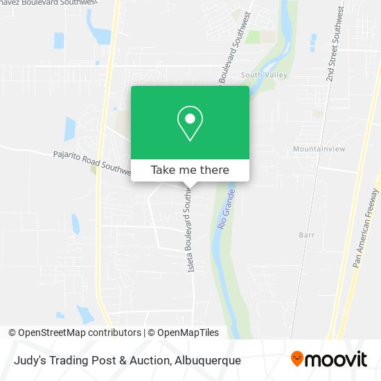 Judy's Trading Post & Auction map