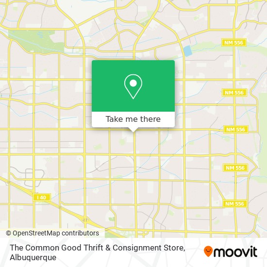 The Common Good Thrift & Consignment Store map