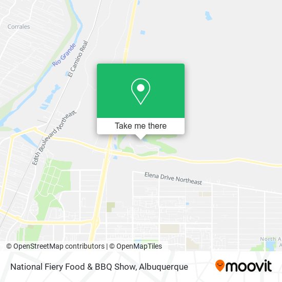 National Fiery Food & BBQ Show map