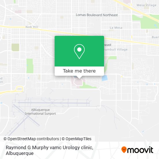 Raymond G Murphy vamc  Urology clinic map