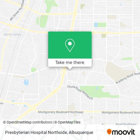 Presbyterian Hospital Northside map