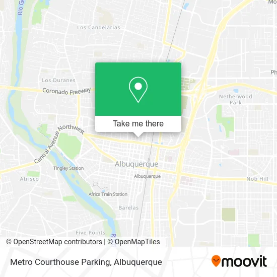 Metro Courthouse Parking map