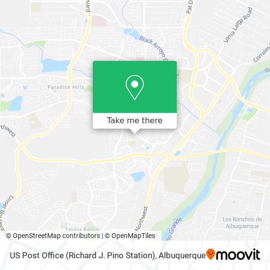 Mapa de US Post Office (Richard J. Pino Station)