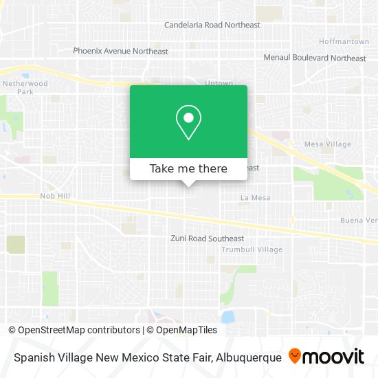 Spanish Village New Mexico State Fair map