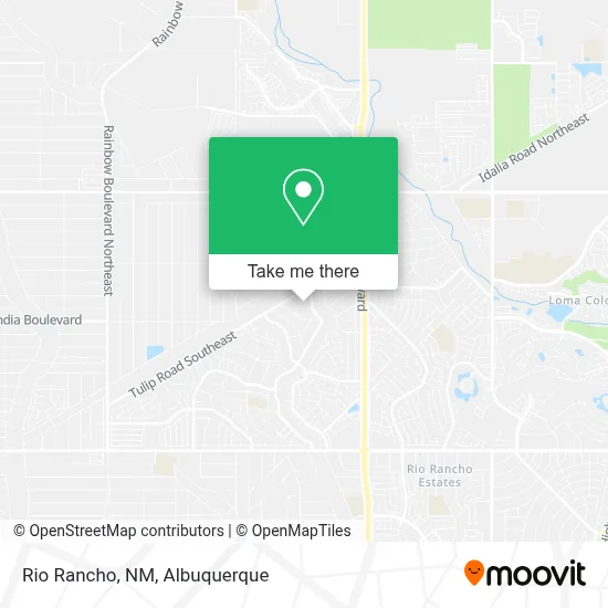 Rio Rancho, NM map