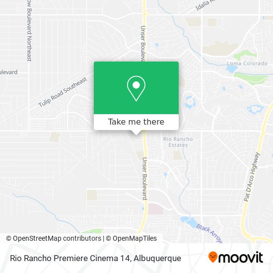 Mapa de Rio Rancho Premiere Cinema 14