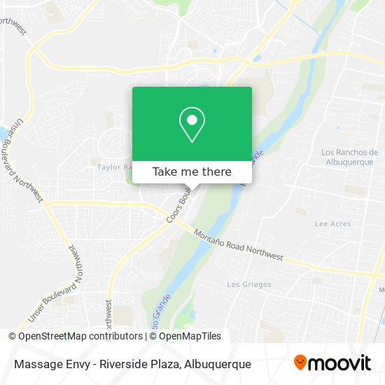 Mapa de Massage Envy - Riverside Plaza