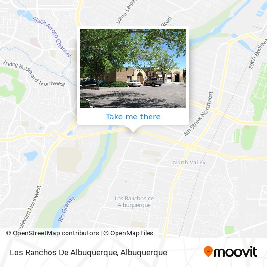 Los Ranchos De Albuquerque map