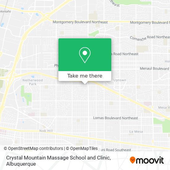 Crystal Mountain Massage School and Clinic map
