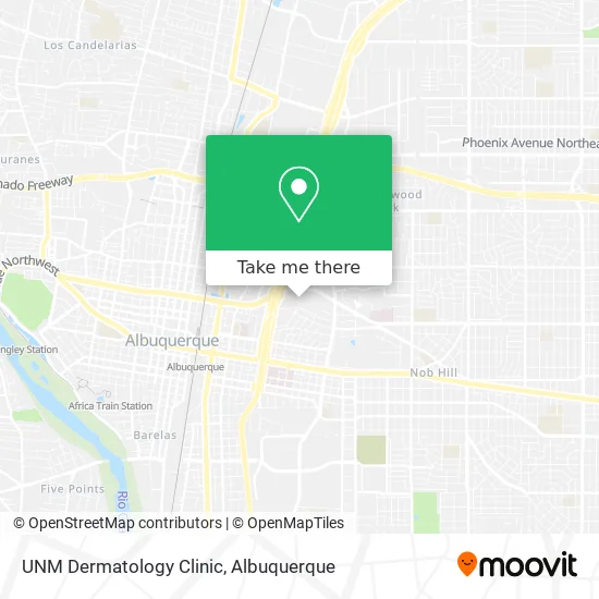 UNM Dermatology Clinic map