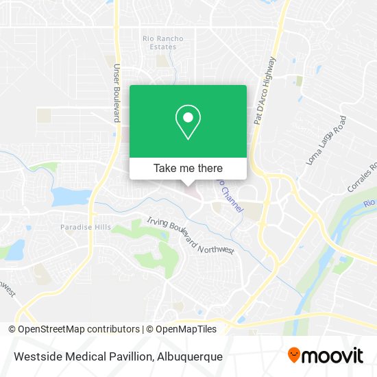 Westside Medical Pavillion map