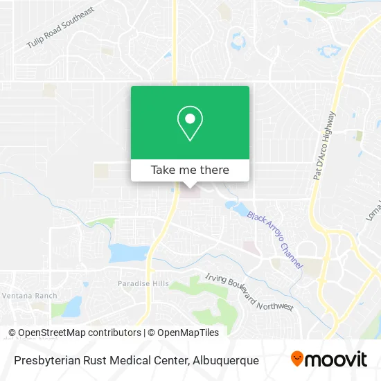 Mapa de Presbyterian Rust Medical Center