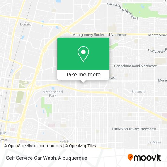 Self Service Car Wash map