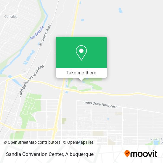 Mapa de Sandia Convention Center