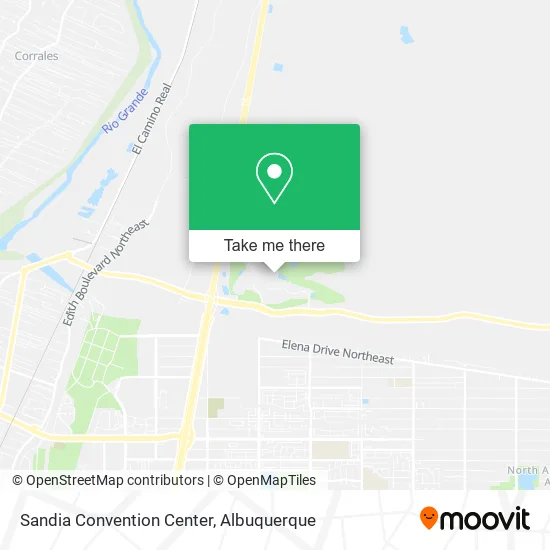 Sandia Convention Center map
