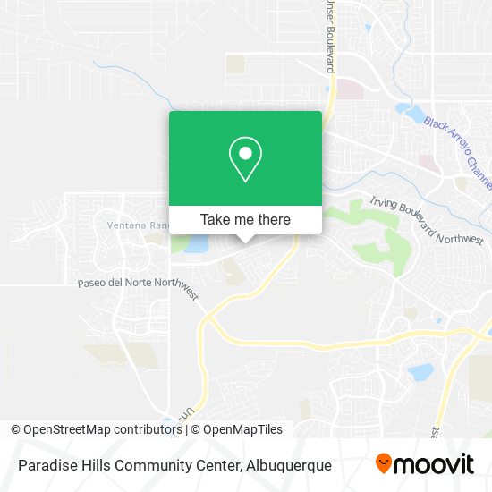 Mapa de Paradise Hills Community Center