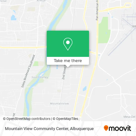 Mountain View Community Center map