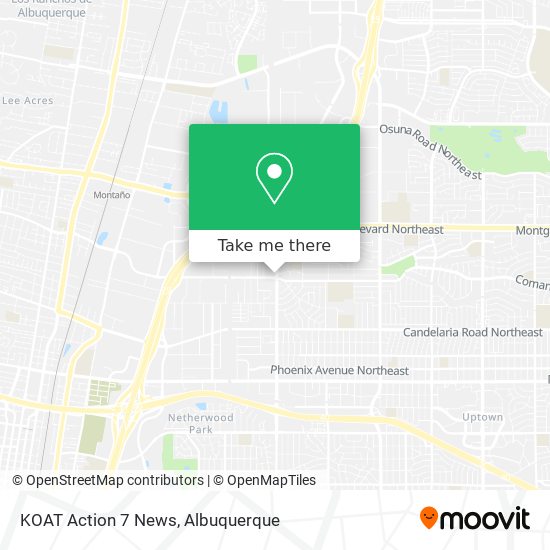 KOAT Action 7 News map