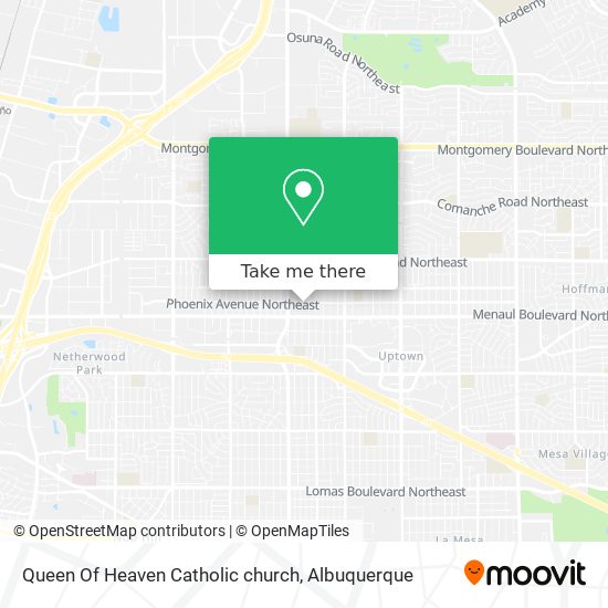 Queen Of Heaven Catholic church map