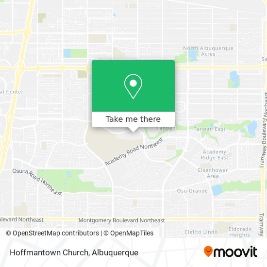 Hoffmantown Church map