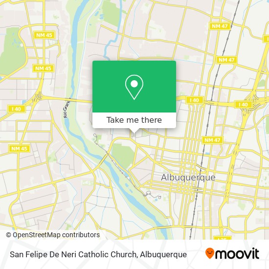 San Felipe De Neri Catholic Church map