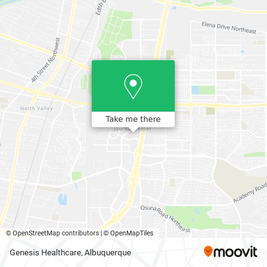 Genesis Healthcare map