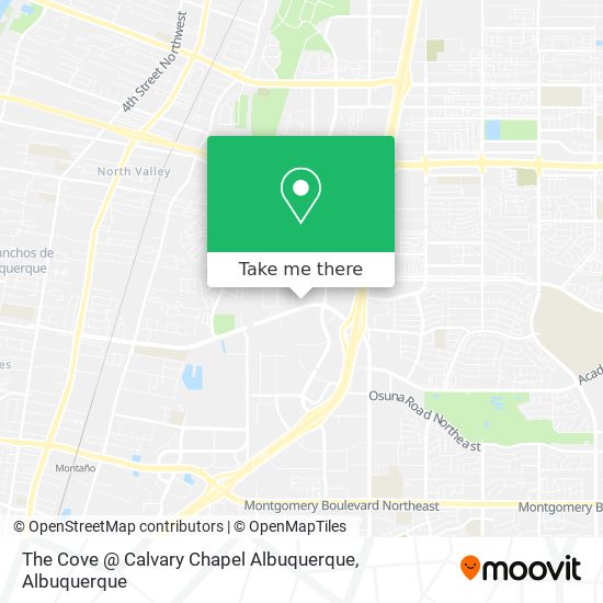 The Cove @ Calvary Chapel Albuquerque map
