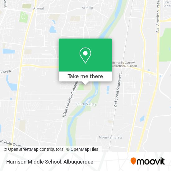Mapa de Harrison Middle School