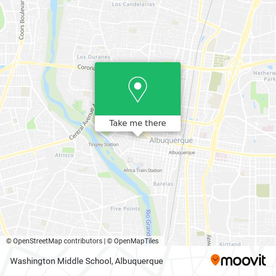 Washington Middle School map