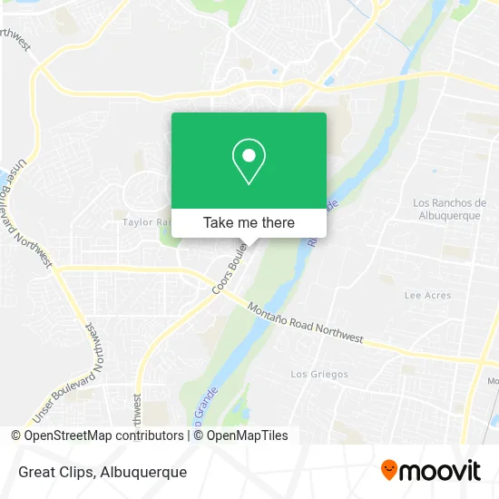 Great Clips map