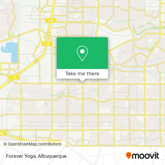 Forever Yoga map