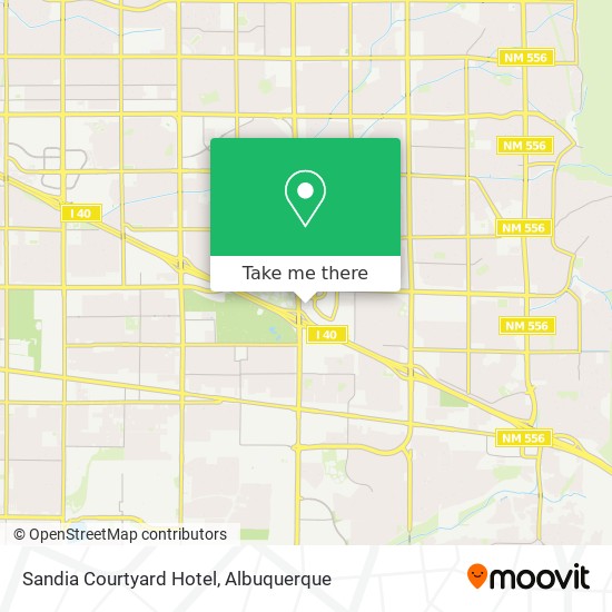 Mapa de Sandia Courtyard Hotel