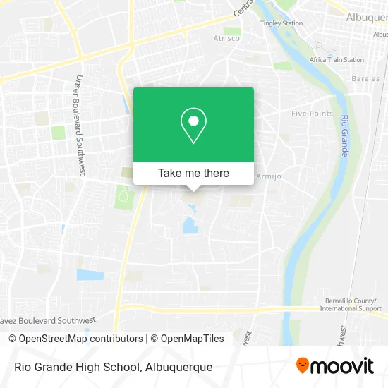 Rio Grande High School map