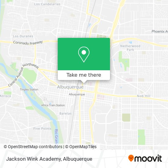 Jackson Wink Academy map