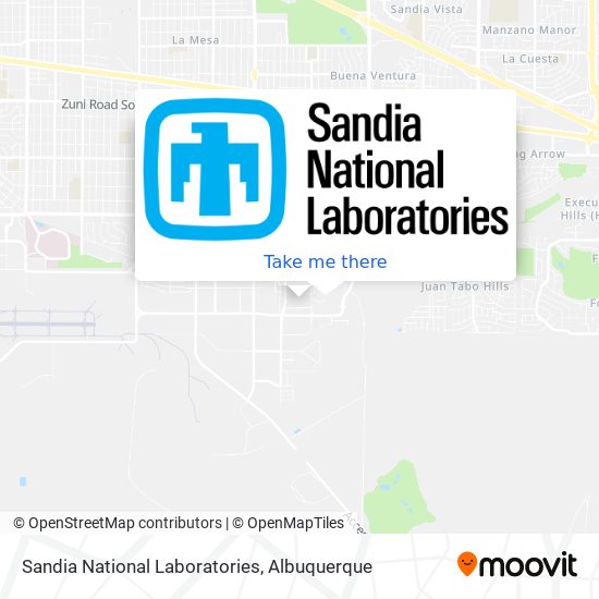 Sandia National Laboratories map